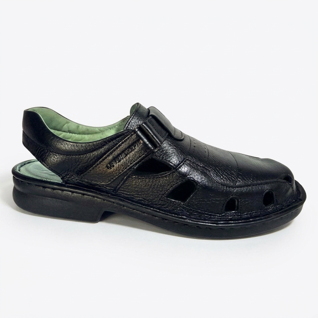 Sandalias casuales de piel