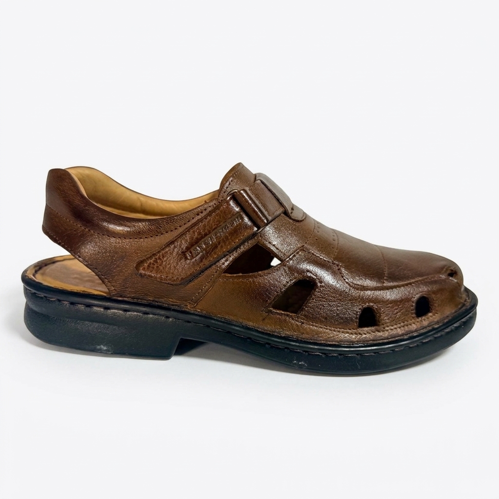 Sandalias casuales de piel