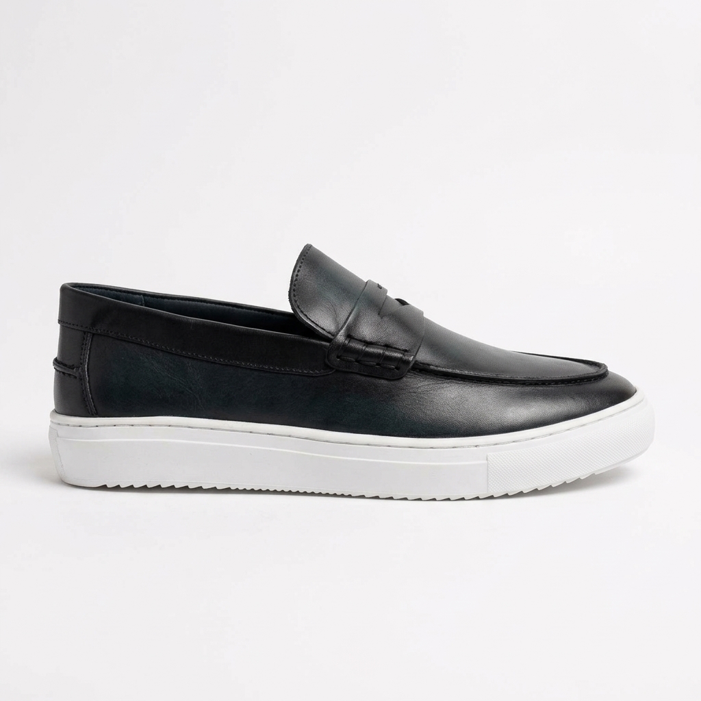 Zapatos tipo sneaker / Tenis casuales de piel